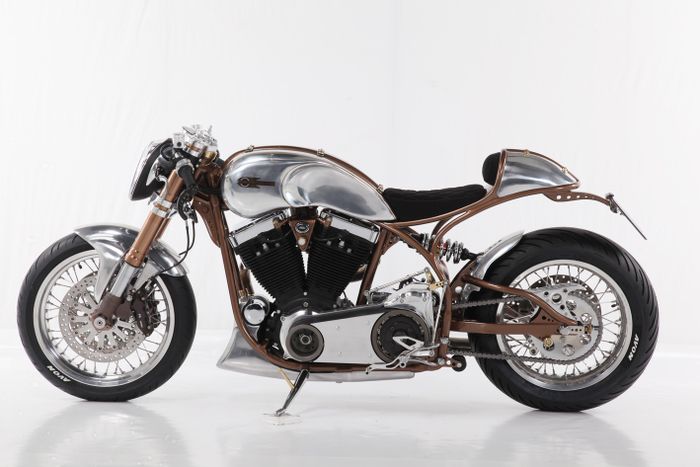 Harley-Davidson Shovelhead 1968 Cafe Racer Hurakan FMW Motorcycles