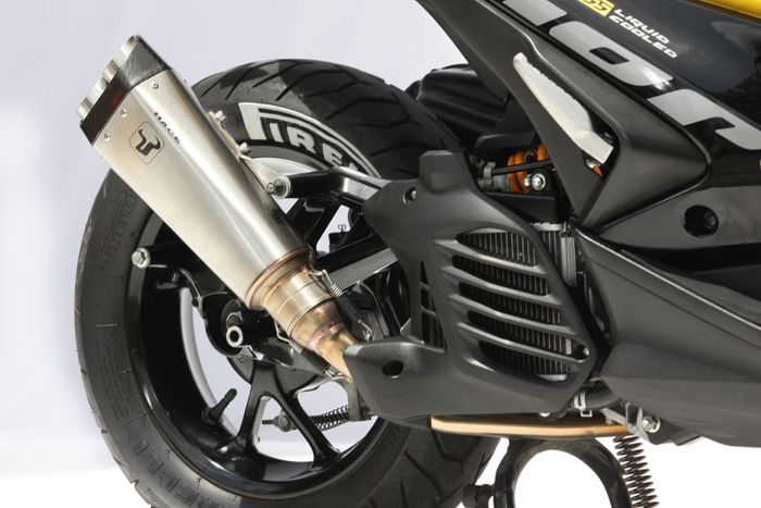 Yamaha Aerox best racing look Customaxi Yamaha 2018 seri Yogyakarta