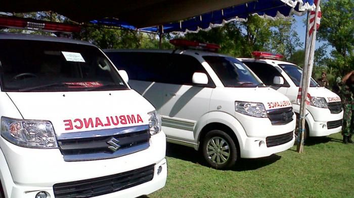 Ilustrasi mobil ambulans