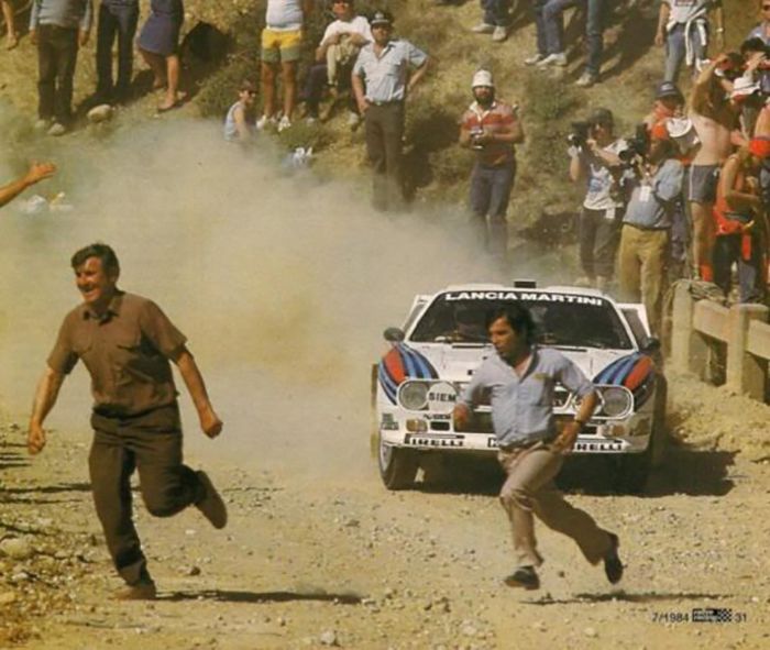 Kelakuan penonton reli Grup B yang enggak masuk akal