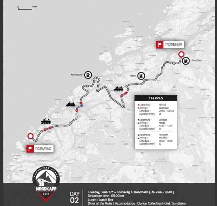 Melintasi Atlantic Road, kanan-kirinya adalah akses ke Samudra Atlantik