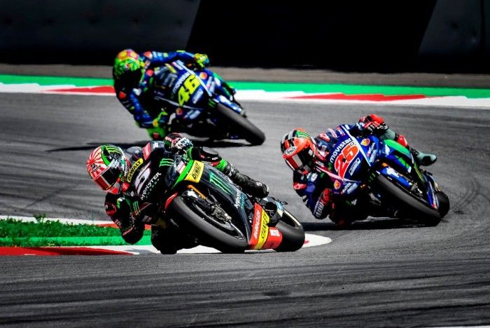 Di GP Austria, Valentino Rossi bilang ban belakangnya nge-drop banyak sehingga mengganggu performa dan kecepatannya