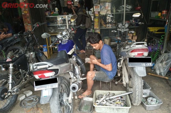 Seken Keren Enggak Mahal Segini Biaya Servis Yamaha Scorpio Z Di Bengkel Spesialis Gridoto Com