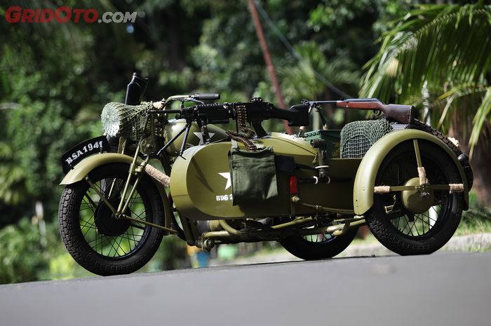 Modifikasi BSA M20 Army Look CCI