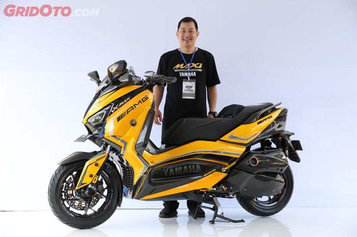 Yamaha XMAX penyabet gelar master di Customaxi seri Surabaya