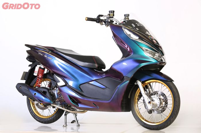 Warna PCX Ini Bisa Berubah Ubah Mirip Bunglon Ciamik 