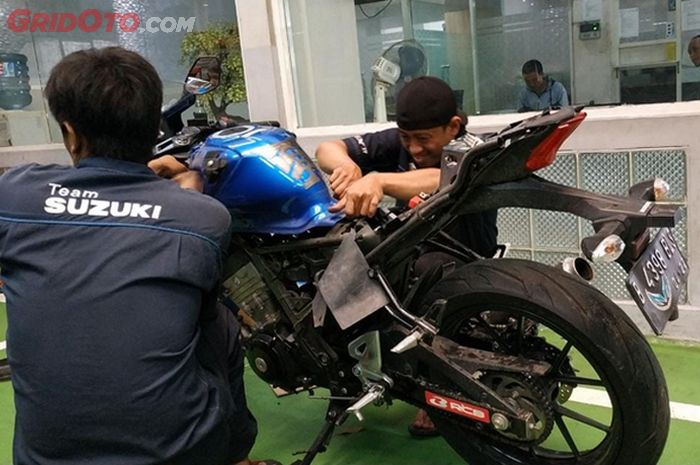 Suzuki GSX-R150 mati, kabel-kabel digigit tikus