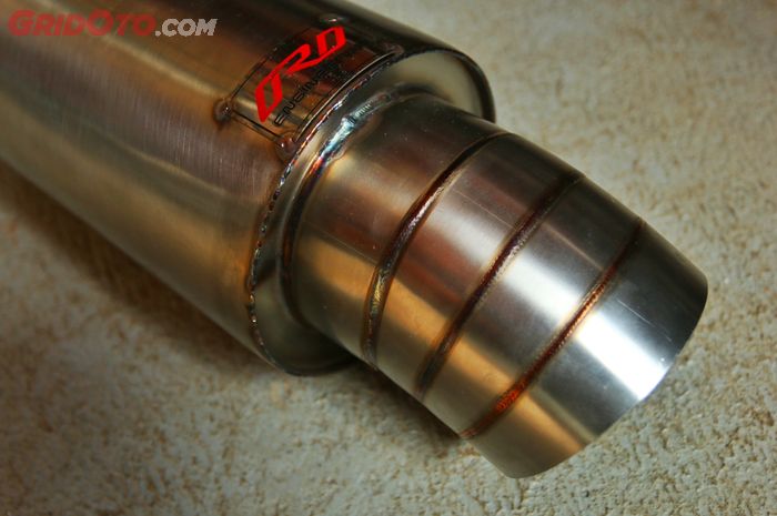 Muffler V2+ bisa bikin Honda Brio anyar jadi lebih sangar