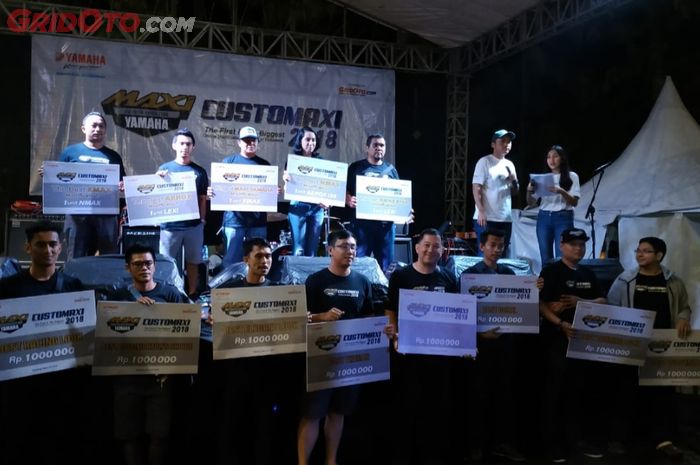 Ini dia para pemenang di Grand Final Customaxi Yamaha 2018/2019.