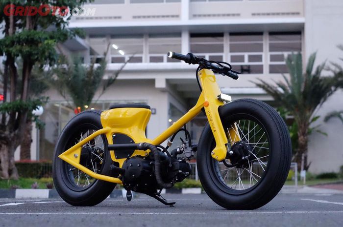 Honda Supra 125 Street Cub Yellow Dapper Garage