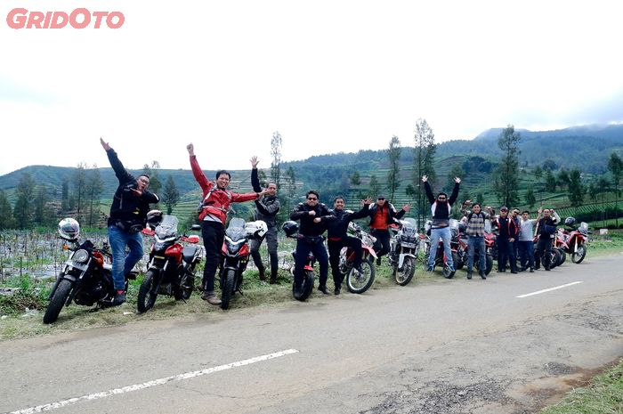 Divisi Tuman Honda Big Bike Jogja ke Dieng