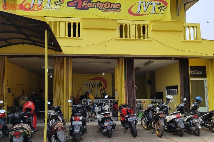 Lokasi bengkel JVT Racing di Sukmajaya, Depok, Jawa Barat