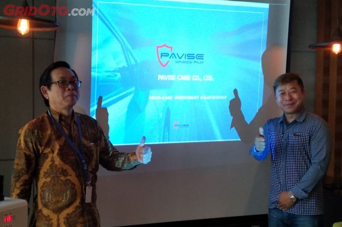 Seremoni perkenalan kaca film Pavise untuk pasar Indonesia