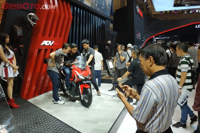 Honda ADV150 di gelaran GIIAS 2019, ramai pengunjung!
