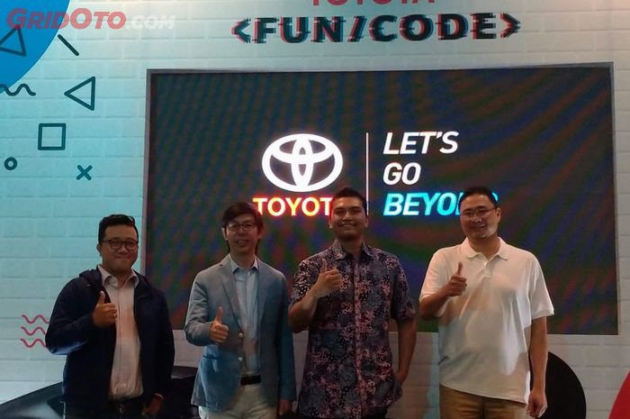 Toyota-Astra Motor meluncurkan kompetisi Toyota Fun-Code di bilangan Jakarta Selatan (15/8/2019).