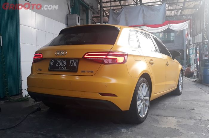 Uji emisi pada Audi A3 Sportback