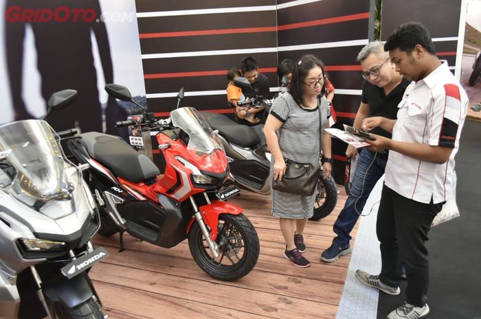 Acara launching Skuto Honda ADV150 di Summarecon Mall Serpong, Sabtu (31/08).