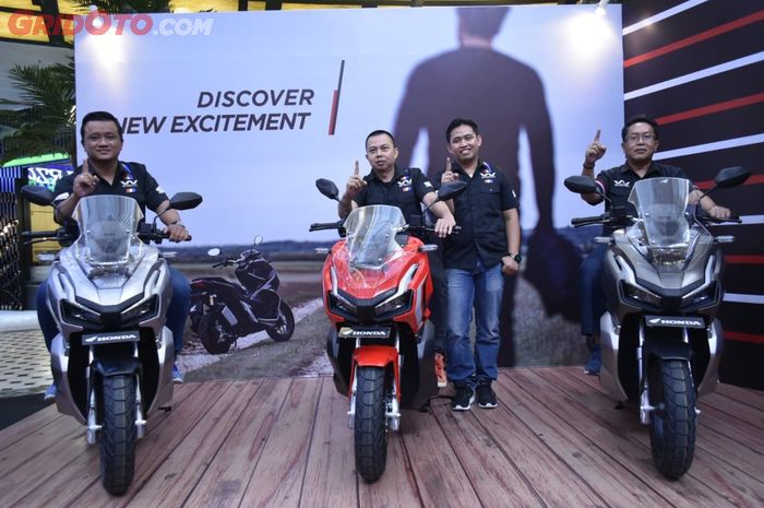 Acara launching Skuto Honda ADV150 di Summarecon Mall Serpong, Sabtu (31/08).