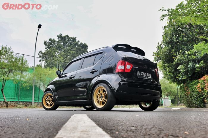 Suzuki Ignis tampil sporty dipasang 10 titik carbon kevlar