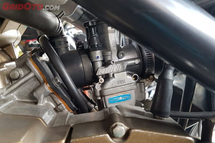 Karburator PWK28 Sudco terpasang di Ninja RR 150