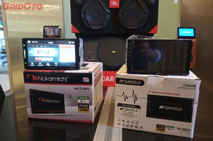 Head unit Nakamichi dan Sansui untuk LCGC