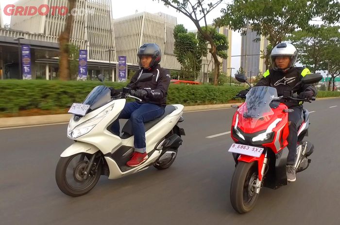 Konsumsi bensin Honda ADV 150 dan PCX 150, siapa lebih hemat?