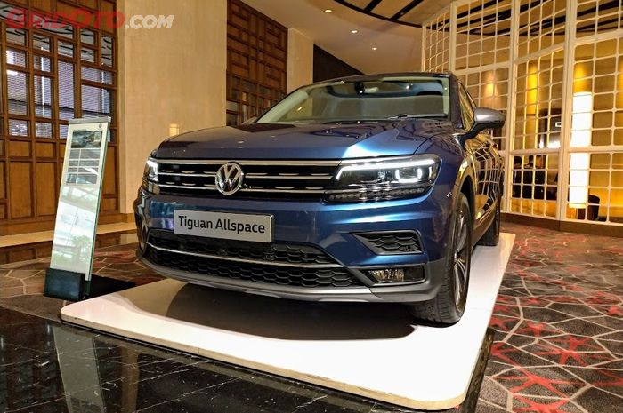 Volkswagen TIguan Allspace yang dirakit di pabrik Volkswagen di Indonesia.