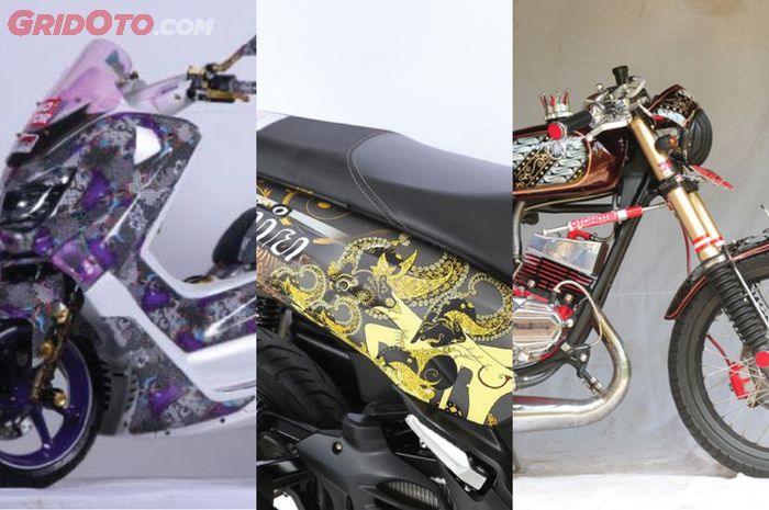 Kompilasi modifikasi motor yamaha bertema batik