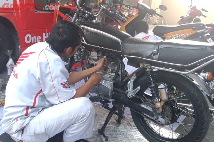 Jajaran motor yang ikut serta dalam servis gratis dari Astra Motor Jateng, mulai dari motor sport, skutik, dan motor bebek atau cub.