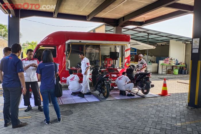 Servis gratis dari Astra Motor Jawa Tengah (Jateng).