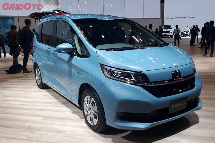 Tampang Baru Honda Freed Saat Dipajang Di Tokyo Motor Show 19 Gridoto Com