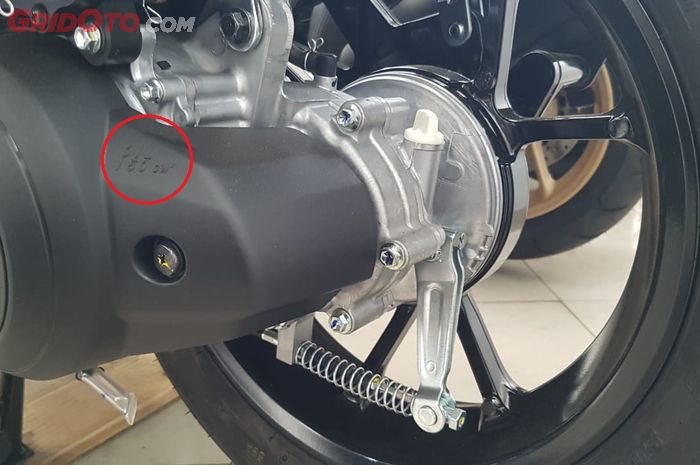 Kapasitas oli gardan Yamaha Aerox 155, NMAX dan Lexi 150 ml