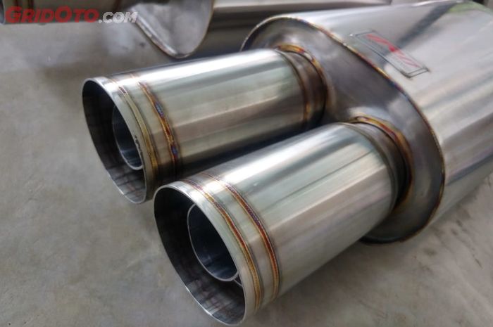 Muffler ORD Exhaust terdapat DB killer