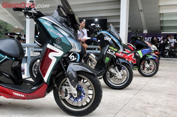 Deretan motor Maxi Yamaha modif di IIMS Motobike 2019