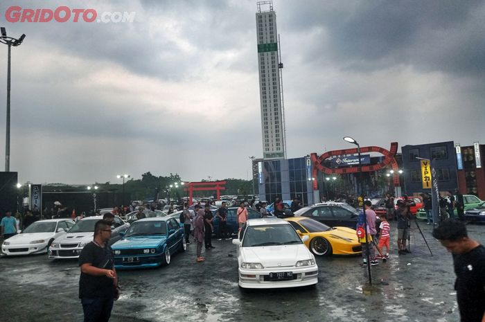 Suasana final Intersport Auto Show di Edutown, AEON Mall, BSD, Tangerang Selatan