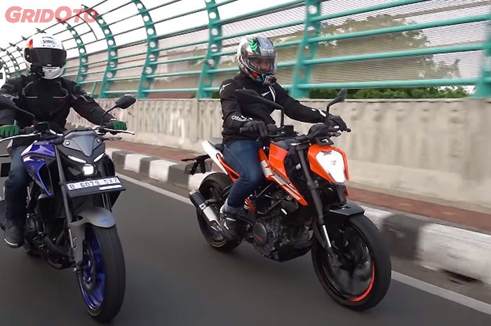 Yamaha New MT-25 VS KTM Duke 250