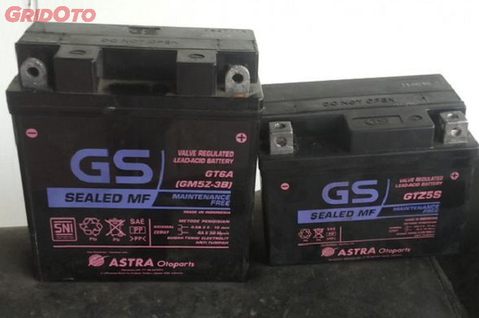 Ilustrasi tegangan normal aki motor bekas