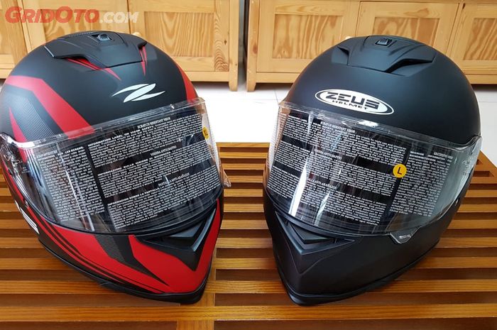 Zeus Helmets ZS-822 tersedia dalam 2 pilihan warna