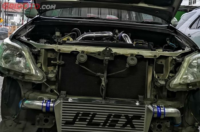 Intercooler Flex terpasang di Kijang Innova diesel