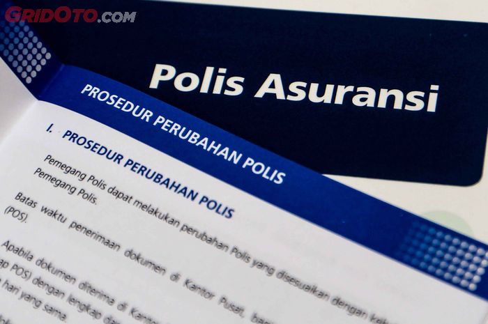 Ilustrasi. Polis asuransi mobil