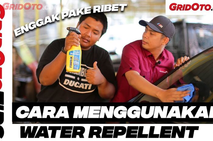 Cara membuat kaca mobil seperti efek daun talas