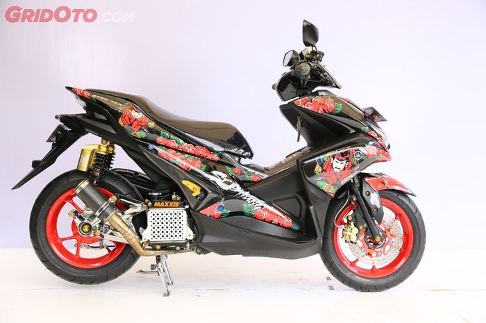 Yamaha Aerox 'Si Pitung' Juara Daily Customaxi Bekasi