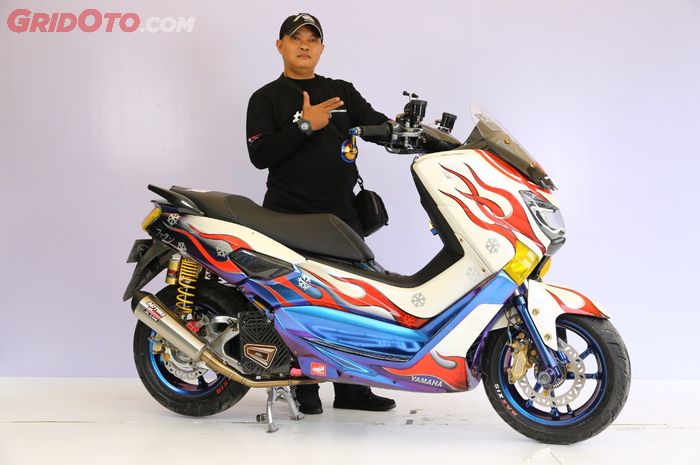 Yamaha NMAX pemenang kelas daily Customaxi Bekasi