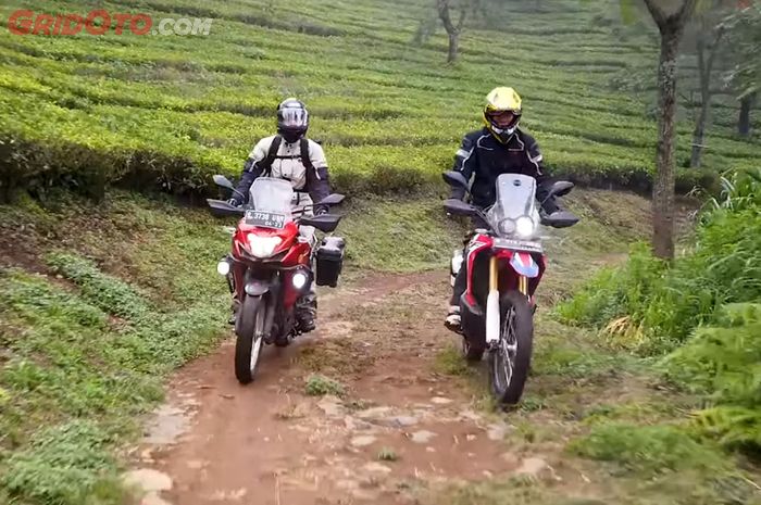 Honda CRF250 Rally dan Kawasaki Versys-X 250