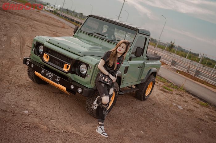 Land Rover Defender Garapan Cewek Bandung Body Kit Pesan Dari Inggris Gridoto Com
