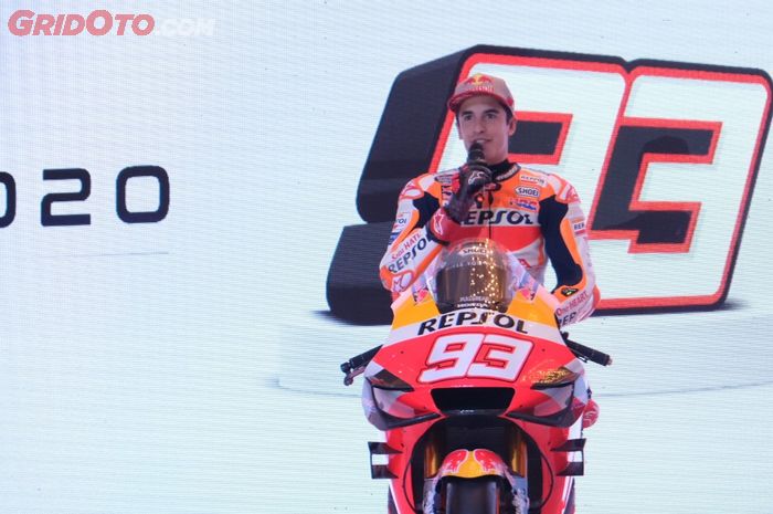 Marc Marquez saat hadir di Jakarta (4/2)