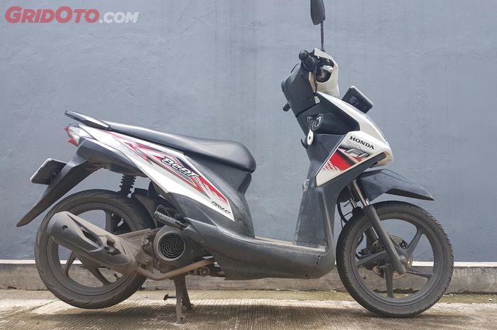 Ada beberapa bagian motor yang catnya mudah kusam dan pudar