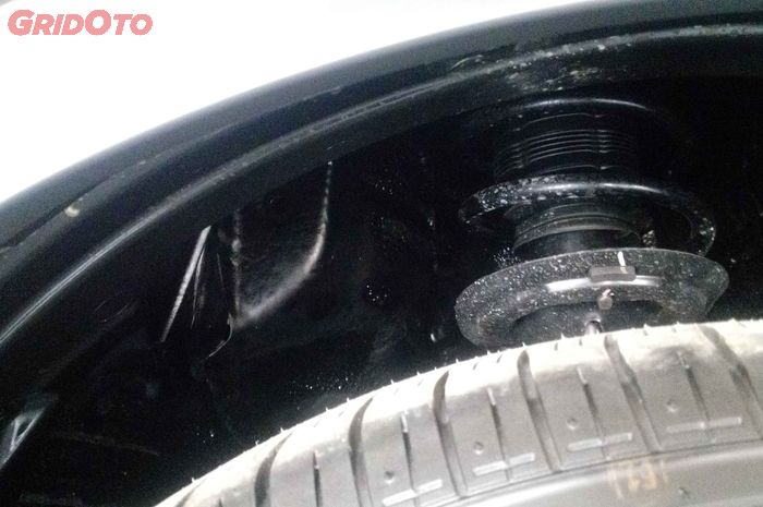 Rumah roda yang telah dilapis anti karat