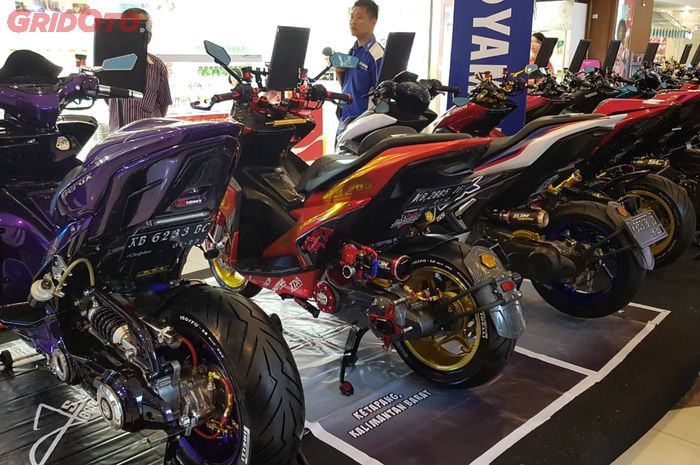 Yamaha Aerox 155 peserta semifinal Customaxi Pontianak 2020