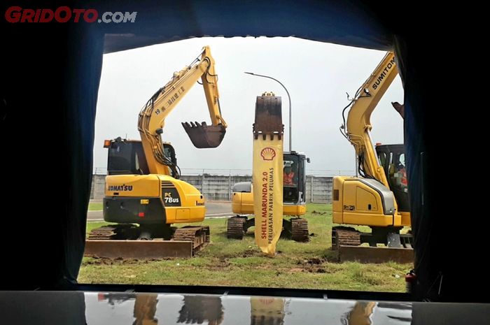 Seremoni peletakkan batu pertama Shell LOPB Marunda